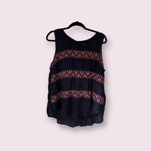 Lucky Brand Embroidered Tank